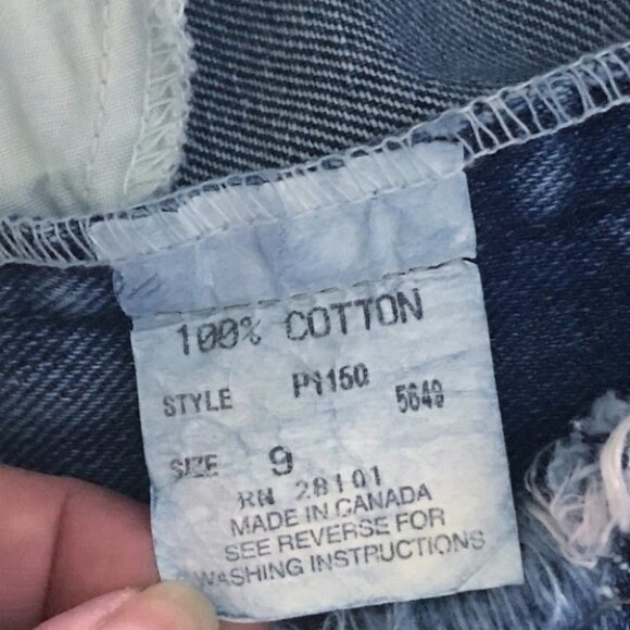 90s Y2K R4R Rave 4 Real Fringe Edges Flare jeans - Picture 11 of 11